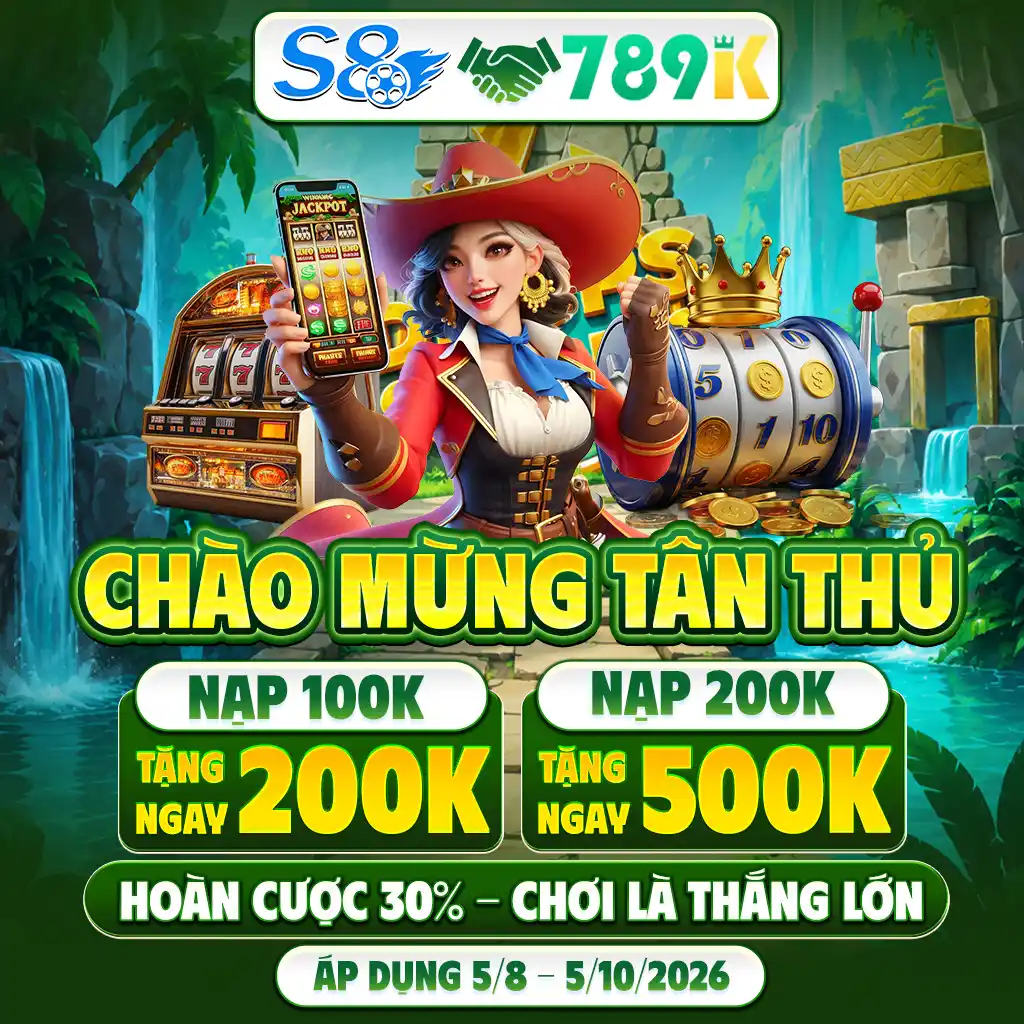 Banner Mobile 789K chào mừng tân thủ gói khuyến mãi lớn 2026